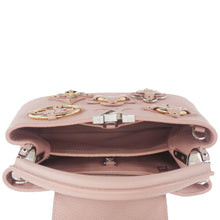 Load image into Gallery viewer, LOUIS VUITTON Capucines BB Mechanical Flowers Taurillon Leather Crossbody Bag Pink

