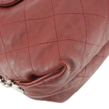 Load image into Gallery viewer, CHANEL Braided With Style Quilted Leather Drawstring Backpack Burgundy

