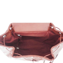Load image into Gallery viewer, CHANEL Braided With Style Quilted Leather Drawstring Backpack Burgundy
