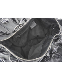 Load image into Gallery viewer, GUCCI Galaxy Medium Leather Top Handle Shoulder Bag Black 228838
