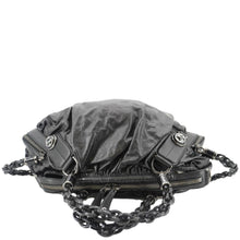 Load image into Gallery viewer, GUCCI Galaxy Medium Leather Top Handle Shoulder Bag Black 228838
