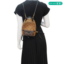 Load image into Gallery viewer, LOUIS VUITTON Palm Springs Mini Monogram Reverse Canvas Backpack Bag Brown
