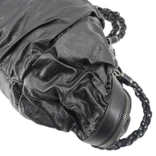 Load image into Gallery viewer, GUCCI Galaxy Medium Leather Top Handle Shoulder Bag Black 228838
