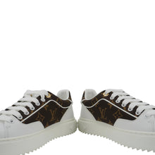 Load image into Gallery viewer, LOUIS VUITTON Timeout Trainers Monogram Nylon Sneakers White Size 37
