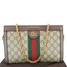Load image into Gallery viewer, GUCCI Ophidia Medium GG Supreme Canvas Shoulder Bag Beige 503877

