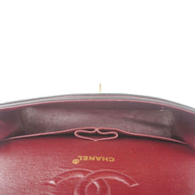 Load image into Gallery viewer, CHANEL Classic Flap Vintage Quilted Lambskin Leather Shoulder Bag Black
