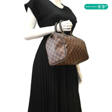 Load image into Gallery viewer, LOUIS VUITTON Speedy 25 Damier Ebene Satchel Bag Brown
