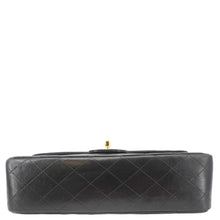 Load image into Gallery viewer, CHANEL Classic Flap Vintage Quilted Lambskin Leather Shoulder Bag Black
