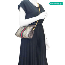 Load image into Gallery viewer, GUCCI Ophidia Medium GG Supreme Canvas Shoulder Bag Beige 503877
