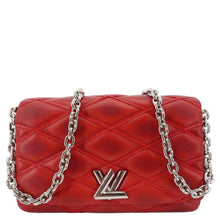 Load image into Gallery viewer, LOUIS VUITTON GO-14 PM Malletage Leather Shoulder Bag Red
