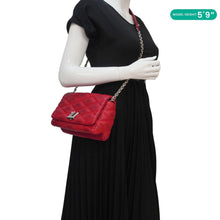Load image into Gallery viewer, LOUIS VUITTON GO-14 PM Malletage Leather Shoulder Bag Red
