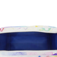Load image into Gallery viewer, LOUIS VUITTON Watercolor Dopp Kit Monogram Coated Canvas White Toiletry Pouch
