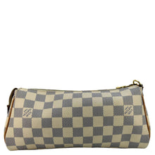 Load image into Gallery viewer, LOUIS VUITTON Pochette Eva Damier Azur Crossbody Clutch Bag White
