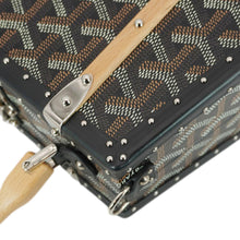 Load image into Gallery viewer, GOYARD Saigon Mini Chevron Print Coated Canvas Top Handle Bag Black
