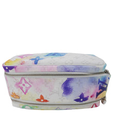 Load image into Gallery viewer, LOUIS VUITTON Watercolor Dopp Kit Monogram Coated Canvas White Toiletry Pouch
