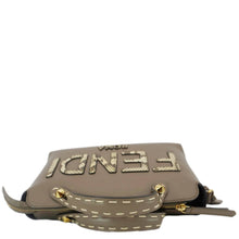 Load image into Gallery viewer, FENDI By The Way Medium Leather Python Print Logo Boston Bag Beige
