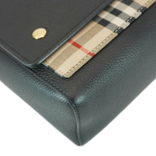 Load image into Gallery viewer, BURBERRY Note Vintage Check Leather Crossbody Bag Black
