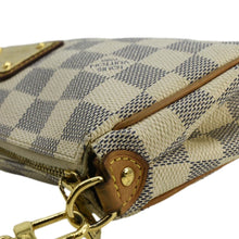 Load image into Gallery viewer, LOUIS VUITTON Pochette Eva Damier Azur Crossbody Clutch Bag White
