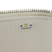 Load image into Gallery viewer, CHANEL Coco Casino Small Quilted Caviar Leather Chain Vanity Case White
