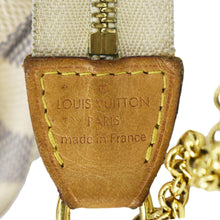 Load image into Gallery viewer, LOUIS VUITTON Pochette Eva Damier Azur Crossbody Clutch Bag White
