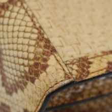 Load image into Gallery viewer, GUCCI Ophidia Small Raffia Elaphe Chain Shoulder Bag Beige 503877
