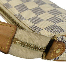 Load image into Gallery viewer, LOUIS VUITTON Pochette Eva Damier Azur Crossbody Clutch Bag White
