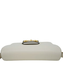 Load image into Gallery viewer, GUCCI Horsebit 1955 Small Leather Shoulder Bag White 602204

