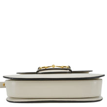 Load image into Gallery viewer, GUCCI Horsebit 1955 Small Leather Shoulder Bag White 602204
