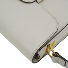 Load image into Gallery viewer, GUCCI Horsebit 1955 Small Leather Shoulder Bag White 602204
