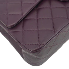 Load image into Gallery viewer, CHANEL Classic Flap Medium Quilted Leather Shoulder Bag Purple

