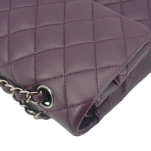 Load image into Gallery viewer, CHANEL Classic Flap Medium Quilted Leather Shoulder Bag Purple
