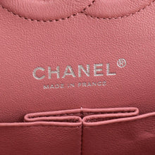 Load image into Gallery viewer, CHANEL Classic Double Flap Medium Chevron Leather Shoulder Bag Peach
