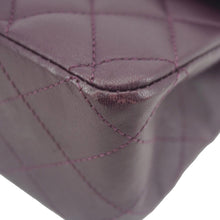 Load image into Gallery viewer, CHANEL Classic Flap Medium Quilted Leather Shoulder Bag Purple
