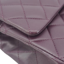 Load image into Gallery viewer, CHANEL Classic Flap Medium Quilted Leather Shoulder Bag Purple
