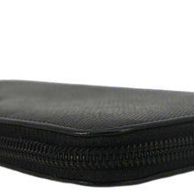 Load image into Gallery viewer, CHANEL Sevruga Leather Zip Around Wallet Black
