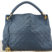 Load image into Gallery viewer, LOUIS VUITTON Artsy MM Monogram Empreinte Leather Hobo Bag Navy Blue
