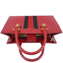 Load image into Gallery viewer, GUCCI Animalier Leather Top Handle Crossbody Bag Red 431277
