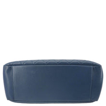 Load image into Gallery viewer, CHANEL Grand Shopping Quilted Leather Tote Bag Blue
