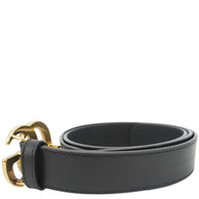 Load image into Gallery viewer, GUCCI GG Buckle Leather Belt Black 525040 Size 85/34
