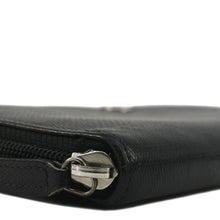 Load image into Gallery viewer, CHANEL Sevruga Leather Zip Around Wallet Black
