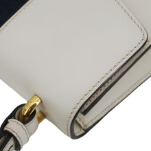 Load image into Gallery viewer, Gucci Sylvie Small Web Leather Shoulder Bag White 421882
