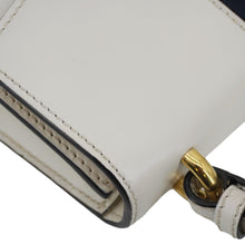 Load image into Gallery viewer, Gucci Sylvie Small Web Leather Shoulder Bag White 421882
