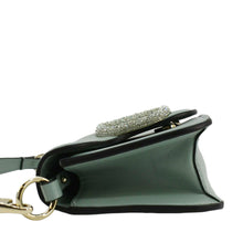 Load image into Gallery viewer, VALENTINO Jewel Logo Loco Small Leather Shoulder Bag Green
