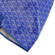 Load image into Gallery viewer, GOYARD Saint Louis PM Chevron Print Canvas Tote Bag Blue
