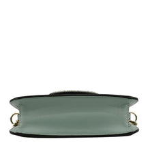 Load image into Gallery viewer, VALENTINO Jewel Logo Loco Small Leather Shoulder Bag Green
