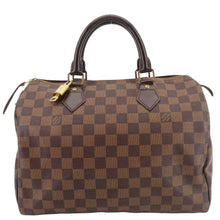 Load image into Gallery viewer, LOUIS VUITTON Speedy 30 Damier Ebene Satchel Bag Brown
