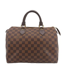 Load image into Gallery viewer, LOUIS VUITTON Speedy 30 Damier Ebene Satchel Bag Brown
