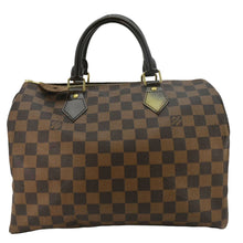 Load image into Gallery viewer, LOUIS VUITTON Speedy 30 Damier Ebene Satchel Bag Brown
