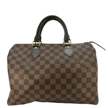 Load image into Gallery viewer, LOUIS VUITTON Speedy 30 Damier Ebene Satchel Bag Brown
