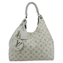 Load image into Gallery viewer, LOUIS VUITTON Carmel Mahina Leather Hobo Bag White
